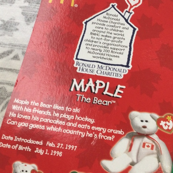 McDonald’s vintage collectible beanie babies bears 1999 set of four. New unused - Picture 9 of 10